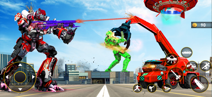 Büyük Ekskavatör Robot