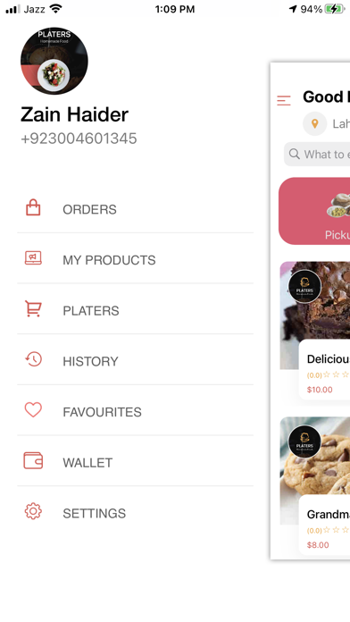 Platers - Homemade Food Screenshot
