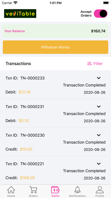 veJiTable Driver Screenshot