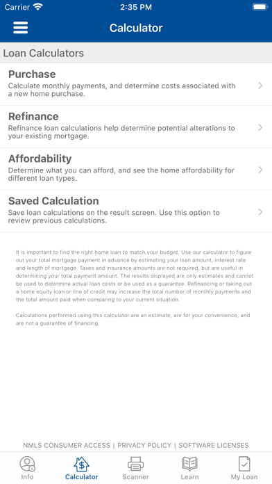 CSMC Mortgage Screenshot