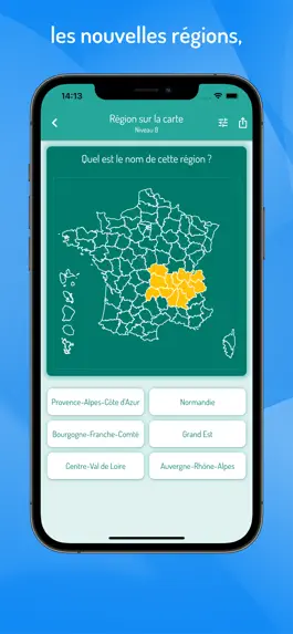 Game screenshot Départements et régions France hack