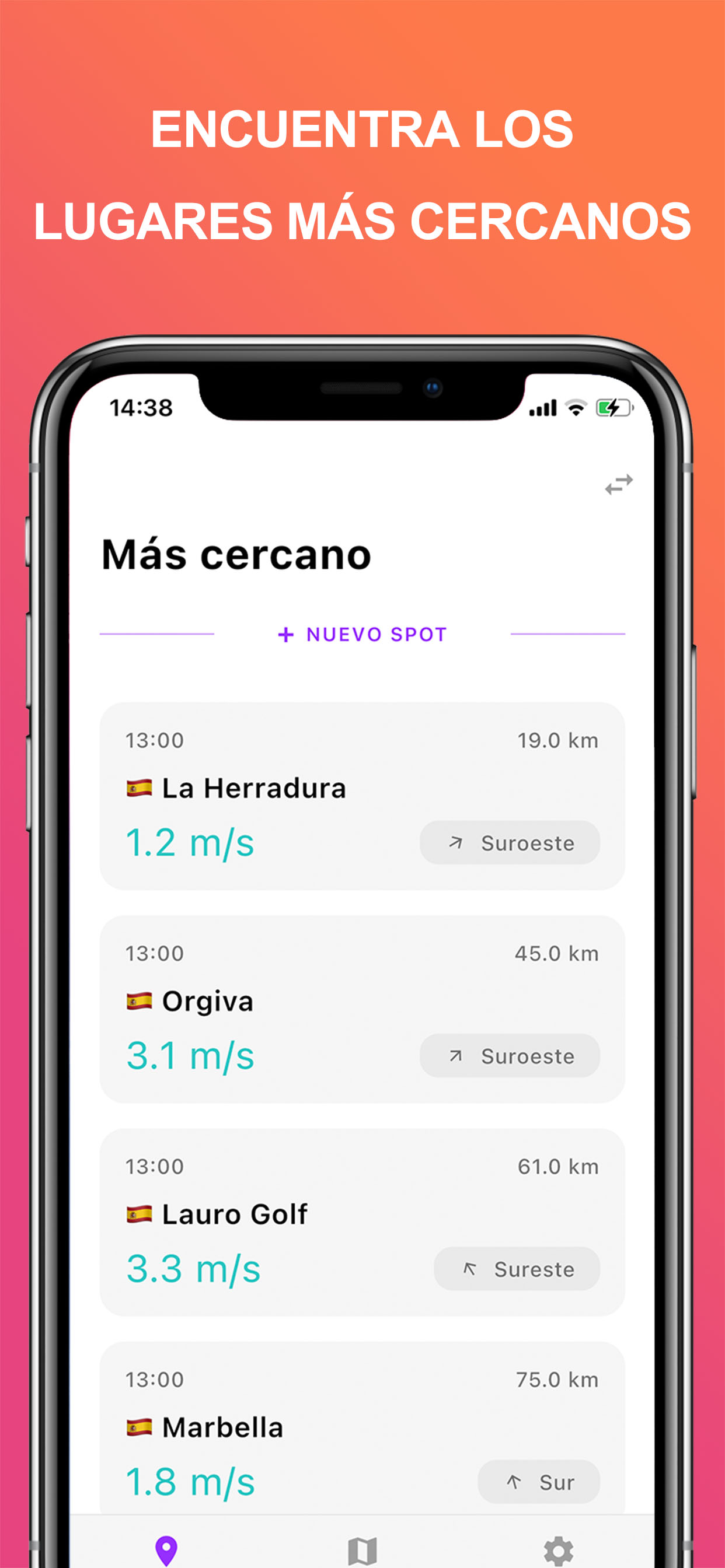 Cyclono - wind forecast