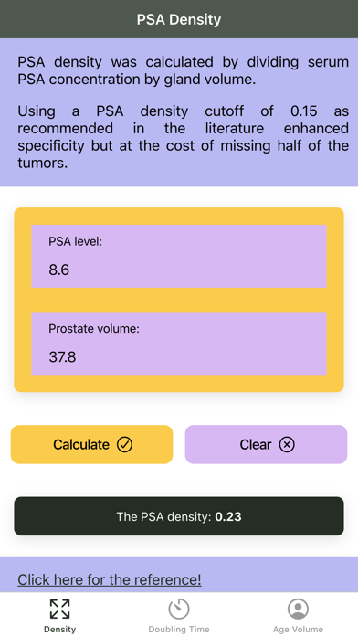 Urology PSA Calculator App | Lumos Educational App Store