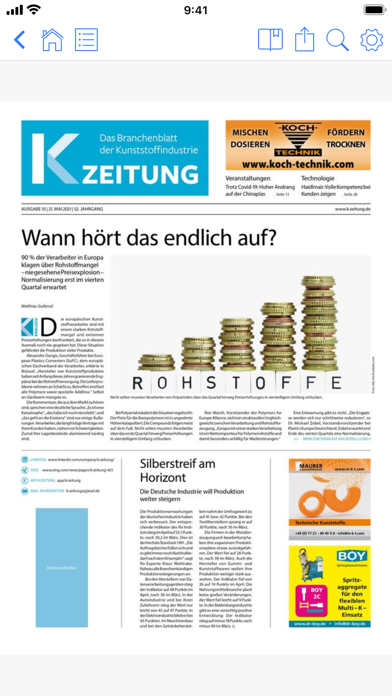 K-Zeitung Screenshot