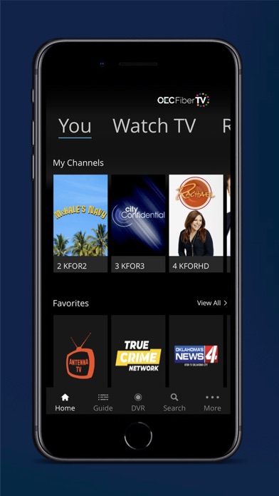 OEC Fiber TV Screenshot