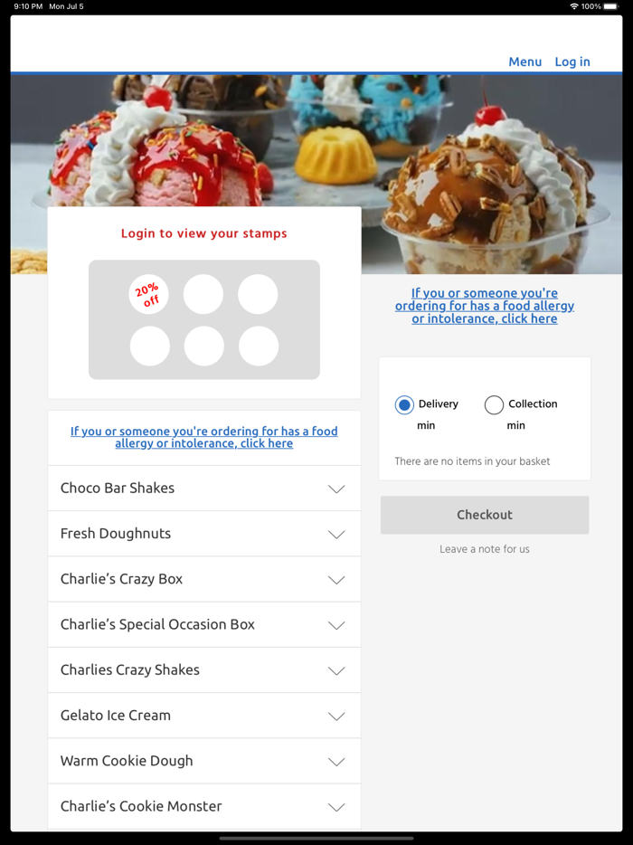 Charlie’s Dessert Factory