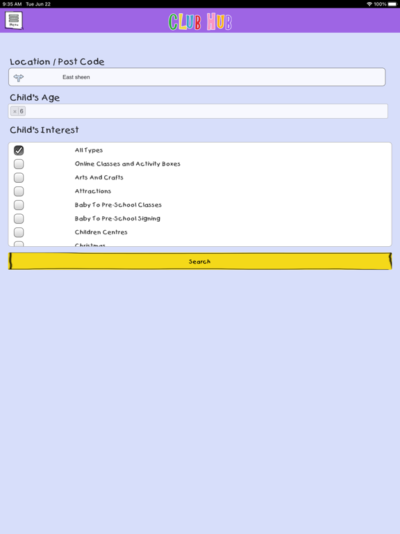 Screenshot #5 pour Club Hub UK - Kids Activities