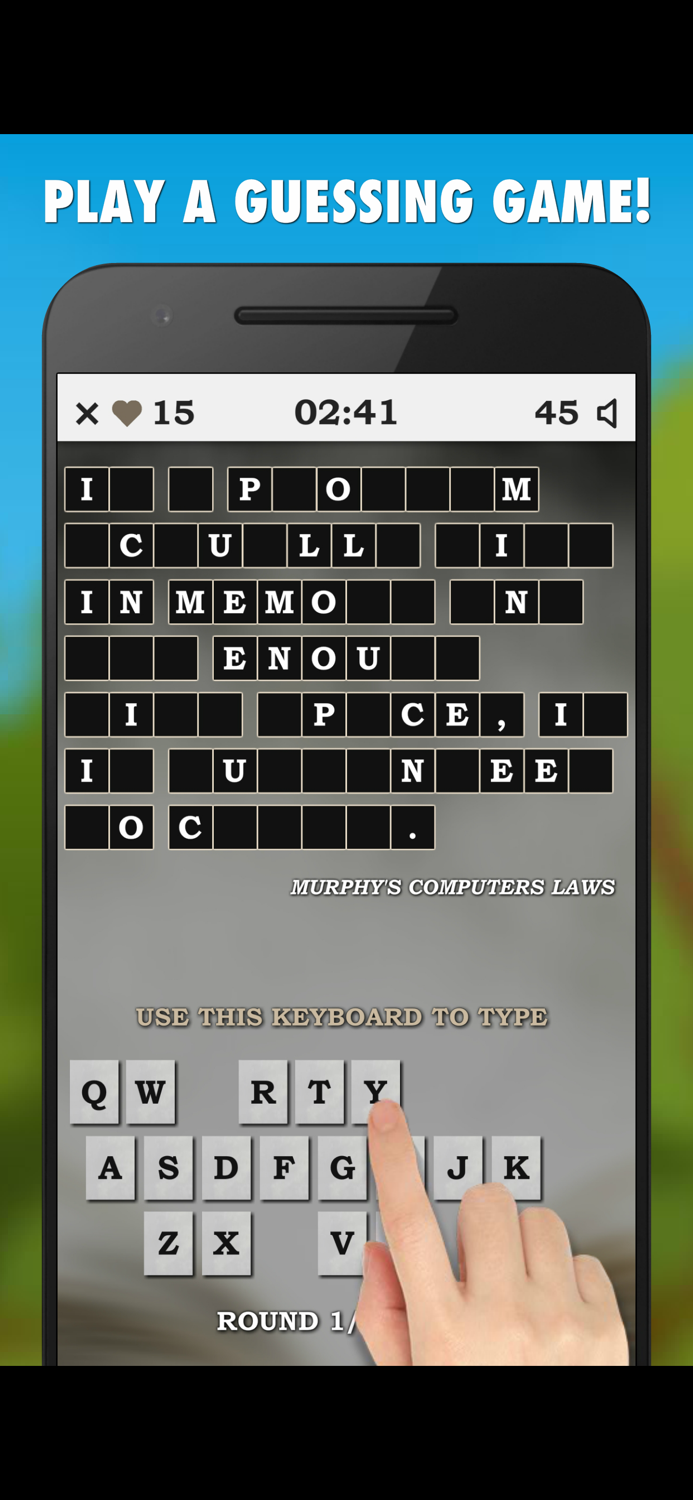 Murphys Laws Guessing Game