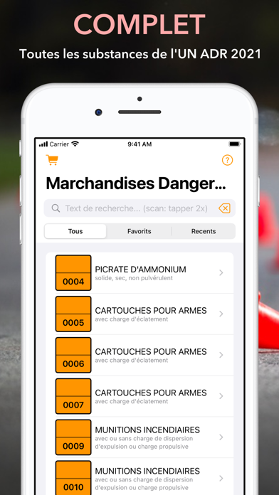 Screenshot #1 pour Marchandises Dangereuses ADR