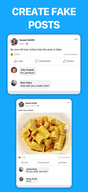 ‎Fake Posts Creator Capture d'écran