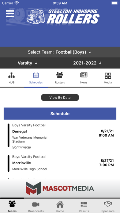Steelton-Highspire Athletics Screenshot