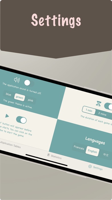 Multiplication Charts App Screenshot