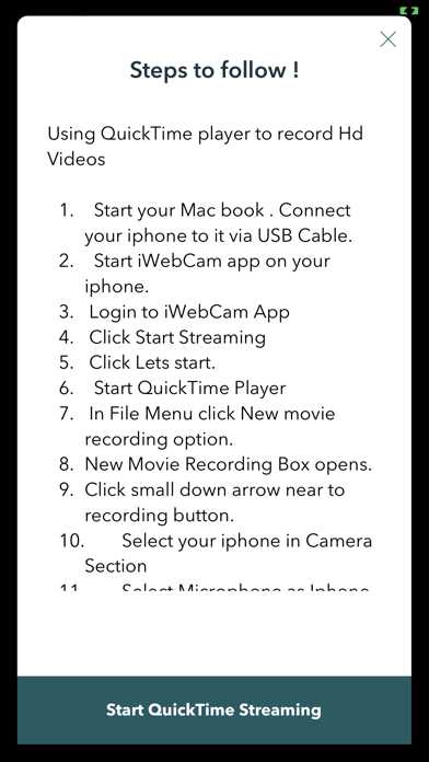 iWebCam : Phone to WebCam Screenshot