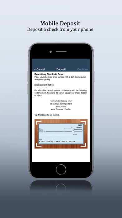 El Dorado Savings Bank Mobile Screenshot