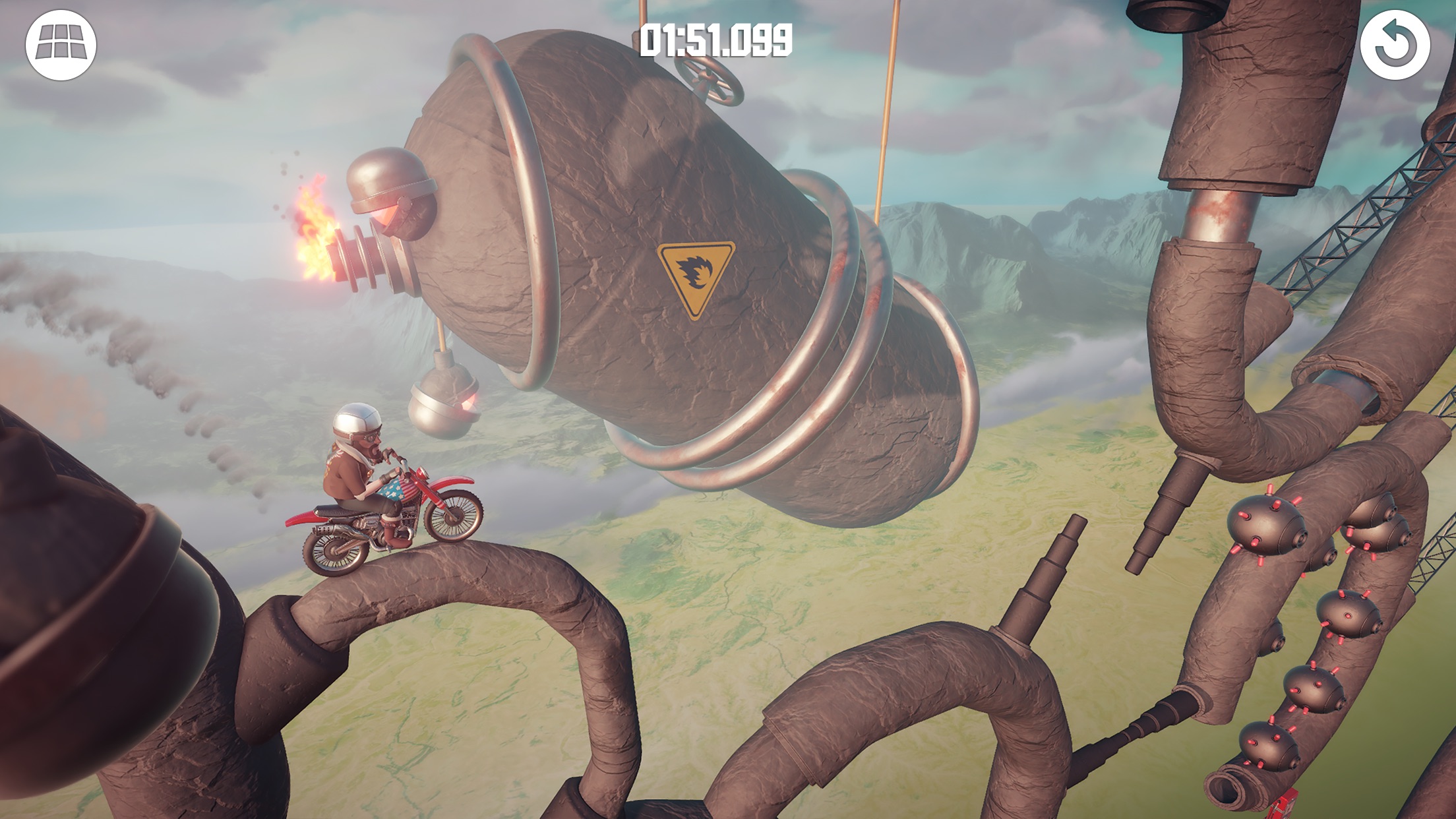 Screenshot do app Bike Baron 2