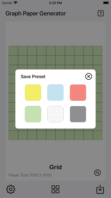 Graph Paper Gen Screenshot