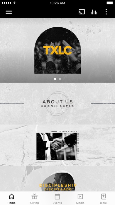Texas Latin Conference Screenshot