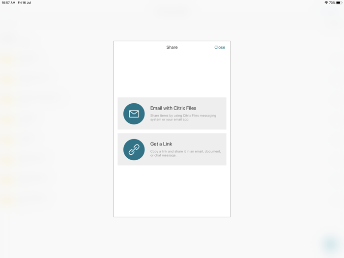 Citrix Files for XenMobile