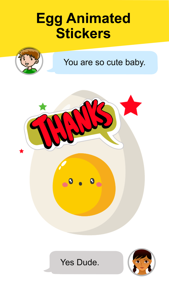 Animated Egg Friends