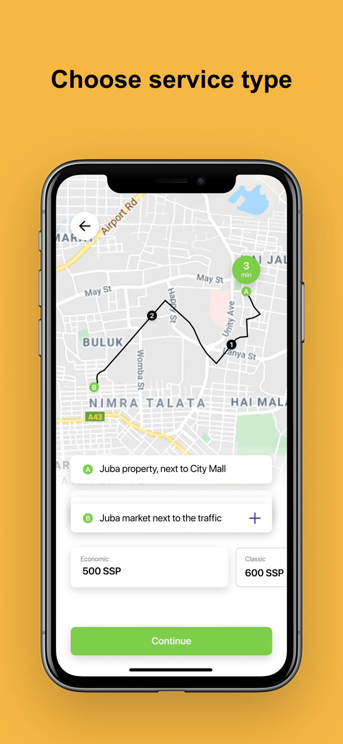 Shilu ANA taxi in East Africa