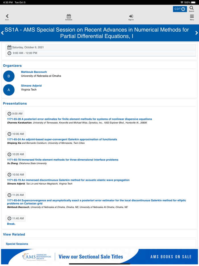 AMS Fall Central 2021