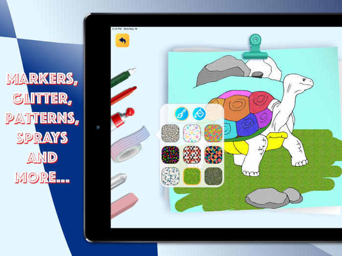 Boys Coloring Book. Draw on go