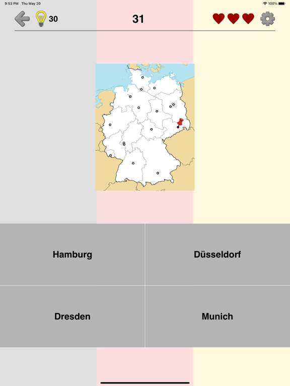 German States - Geography Quizのおすすめ画像6