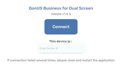 QonUS Business dualscreen Screenshot
