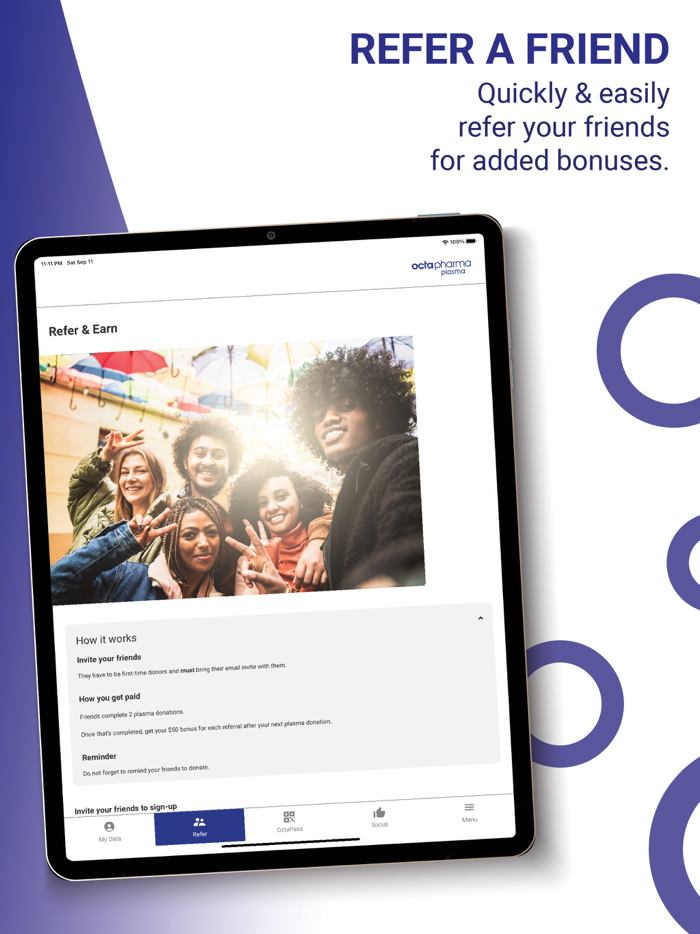 OctaApp – Donate Blood Plasma