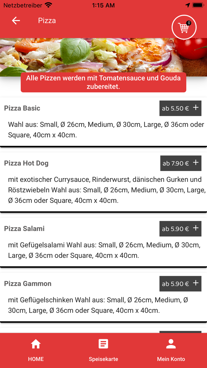 Skyline Pizza Wuppertal