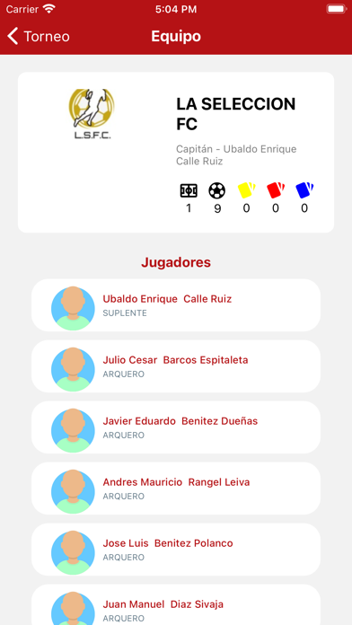 Torneos Sacachispas Screenshot