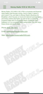 Money Radio 1510 & 105.3 screenshot #3 for iPhone