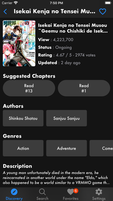 Manga Monster -  Manga Reader Screenshot