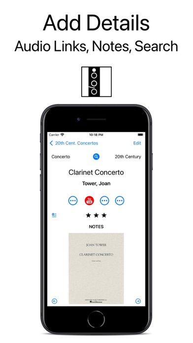 Clarinet Repertoire Screenshot