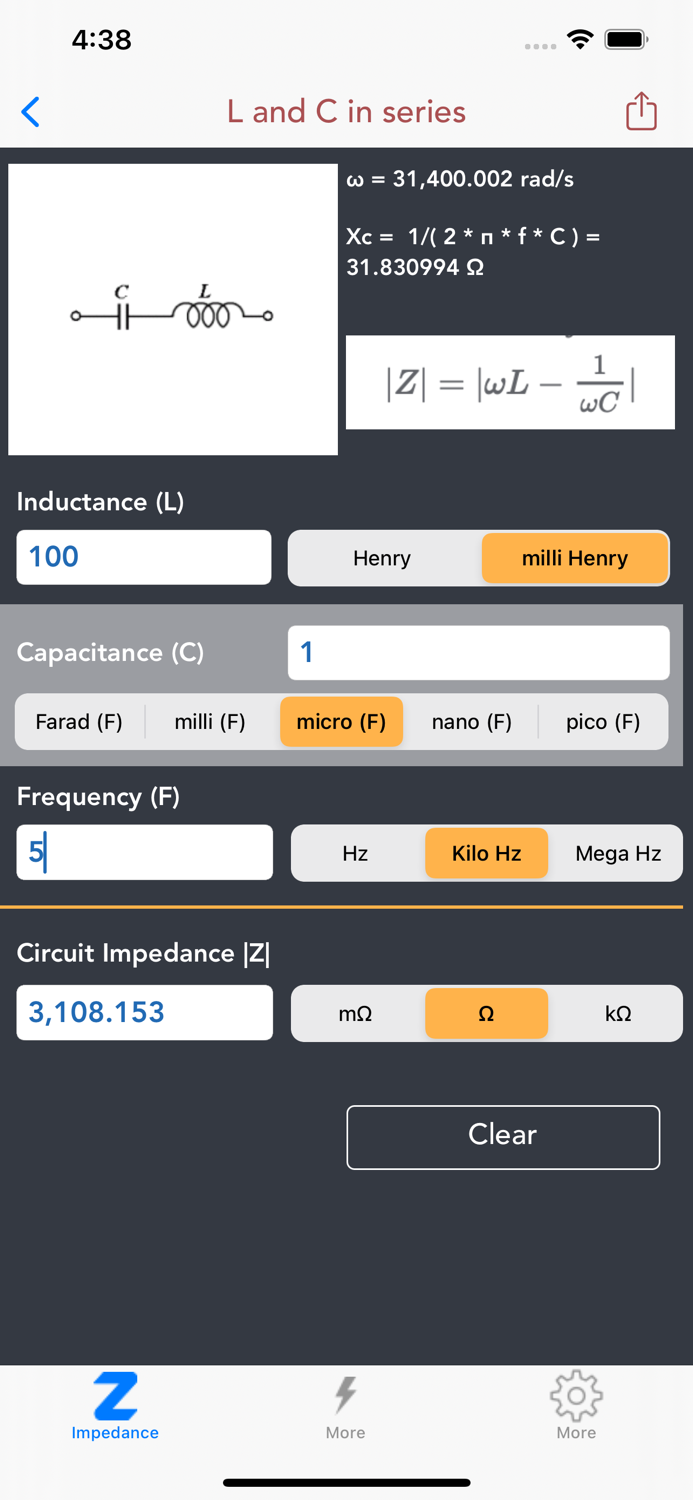 Impedance Calculator lite