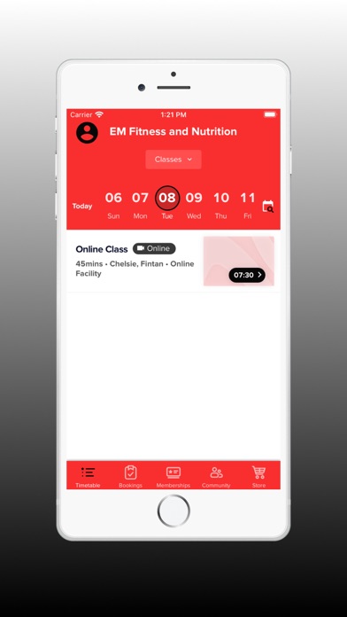 EM Fitness & Nutrition Screenshot