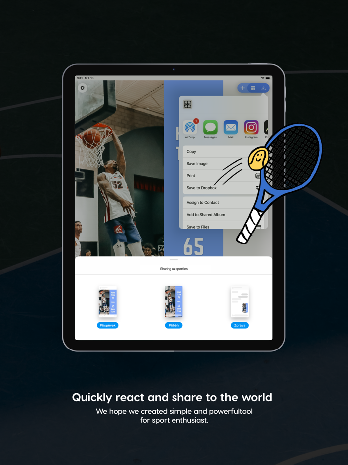 Sporties – Sport Story Maker