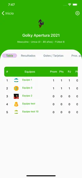 Game screenshot Torneos NLS apk
