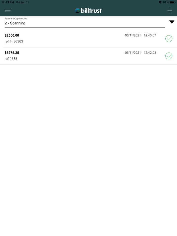 Billtrust Mobile Deposit