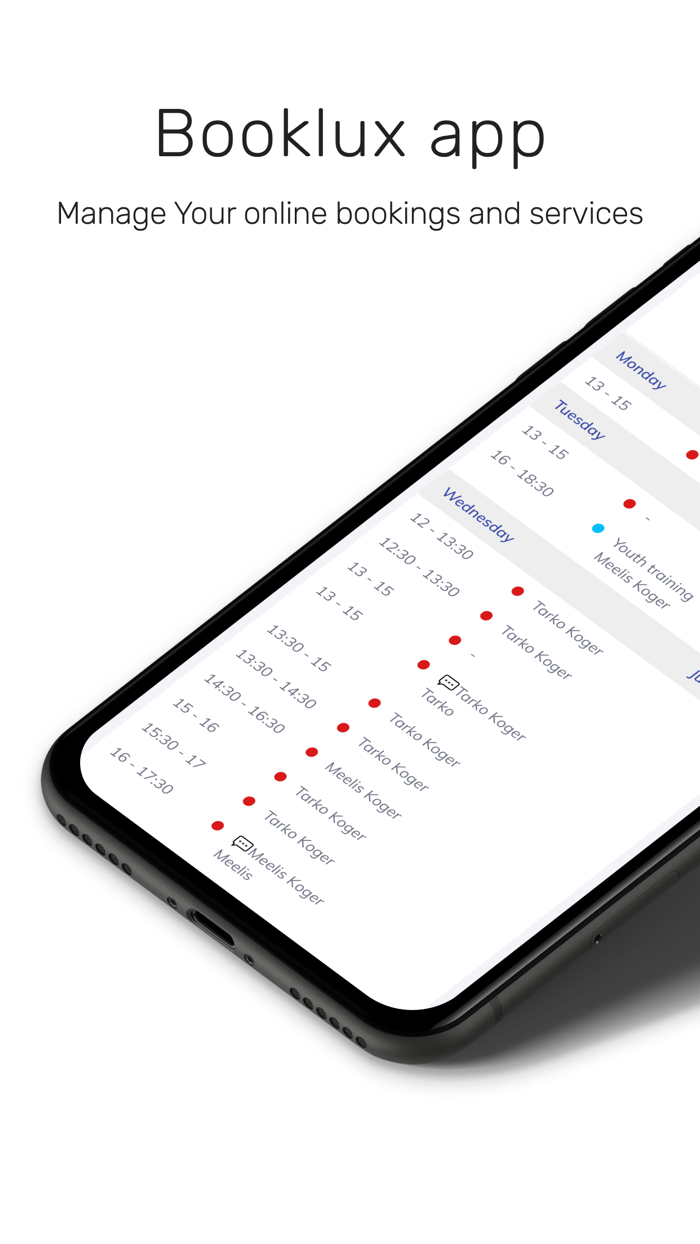 BookLUX - booking system