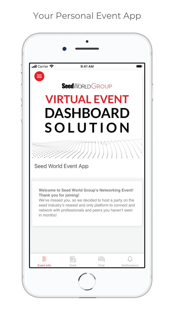 Seed World Virtual Event App