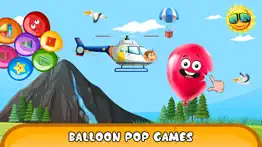kids learning balloon pop game iphone screenshot 4