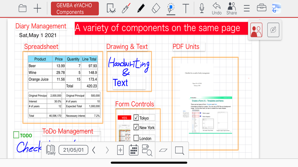 #5. GEMBA Note Viewer 6 (iOS) 由: MetaMoJi Corporation