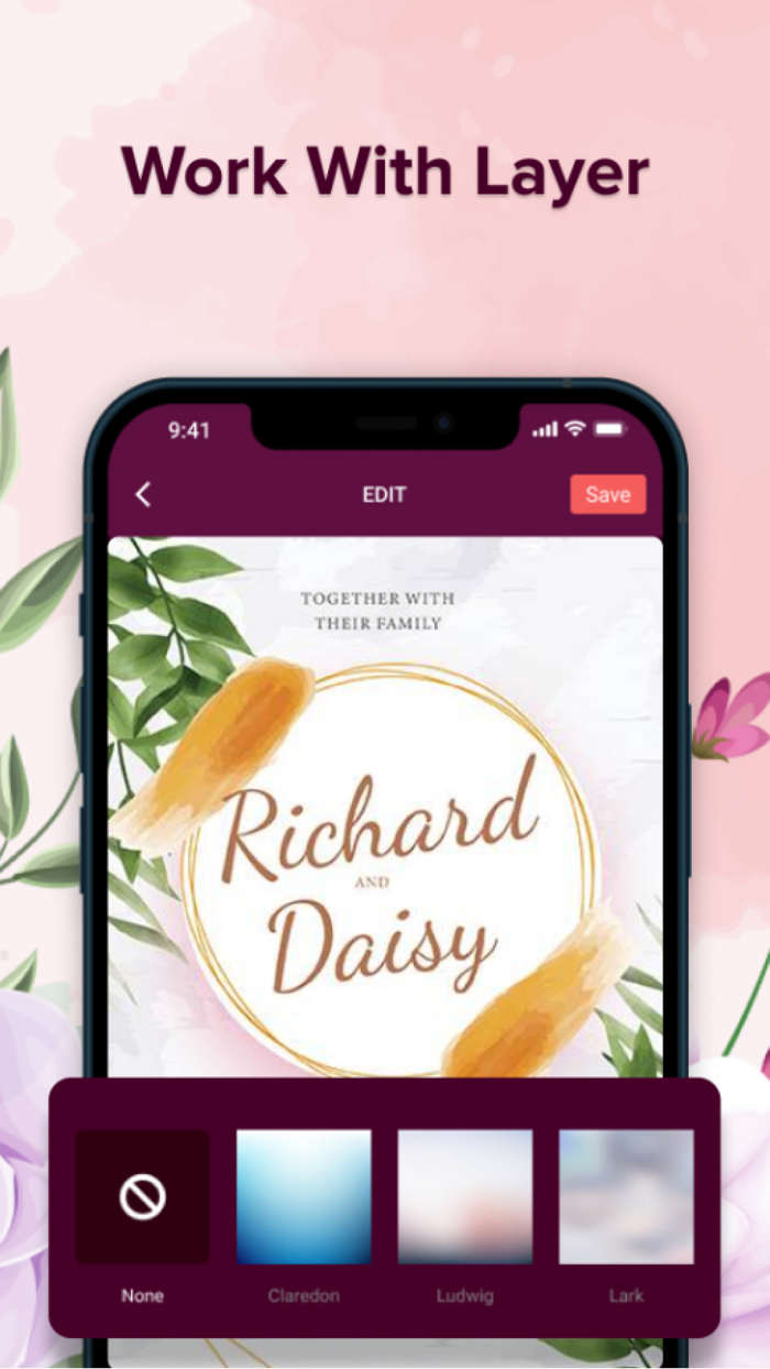 Wedding Card Maker - Editor