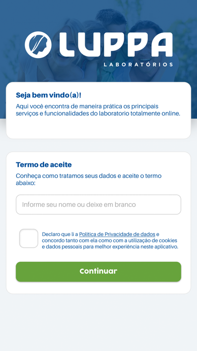 Laboratório Luppa Screenshot