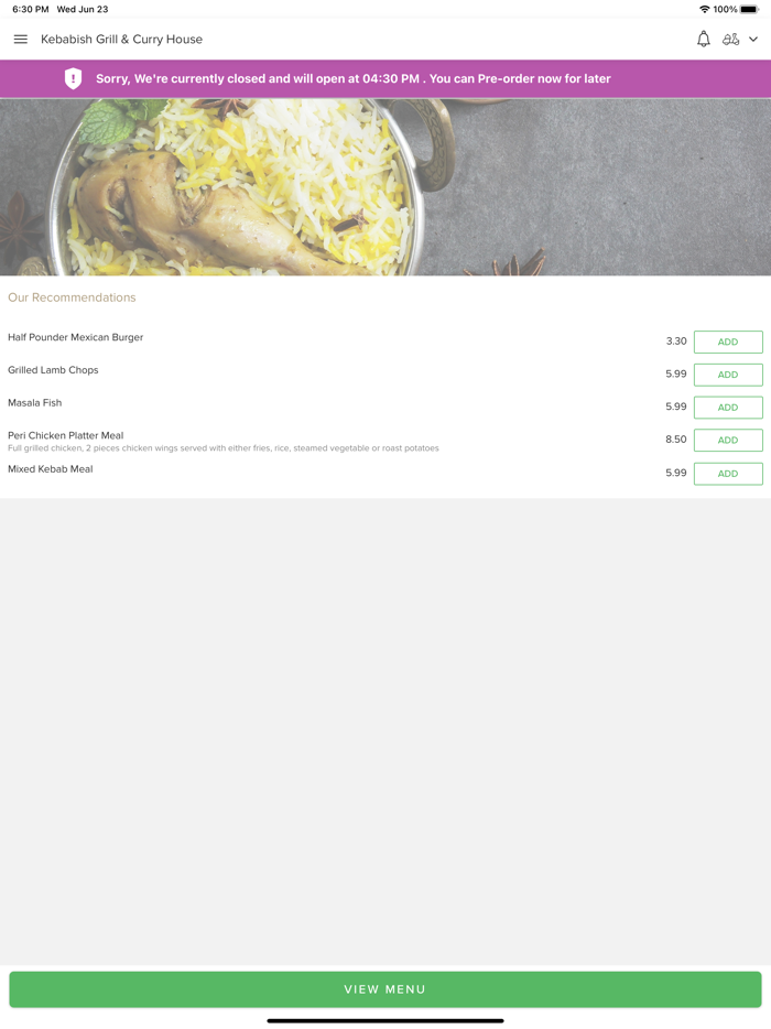 Kebabish Grill and Curry House