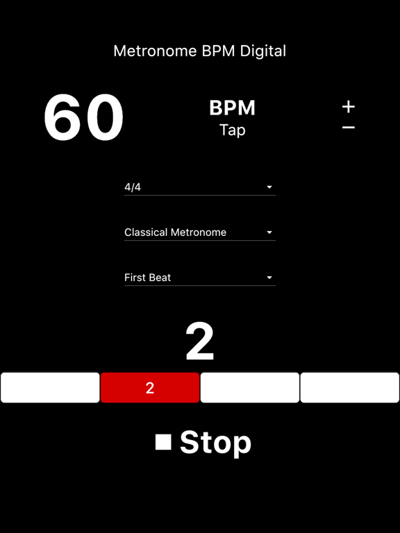 Screenshot #5 pour Metronome BPM Digital and Tap