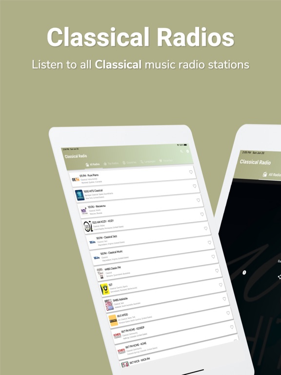 Screenshot #4 pour Classical RadioTuner Music