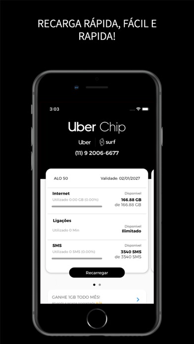 Uber Chip e Surf Telecom Screenshot