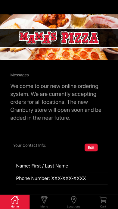 Mama's Pizza (TX) Screenshot